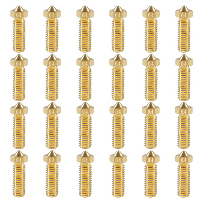 3D Printer 0.4mm M6 Volcano Brass Extruder Nozzle E3D - - Dukes Supplies