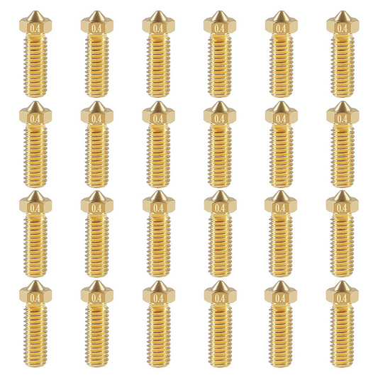 3D Printer 0.4mm M6 Volcano Brass Extruder Nozzle E3D - - Dukes Supplies