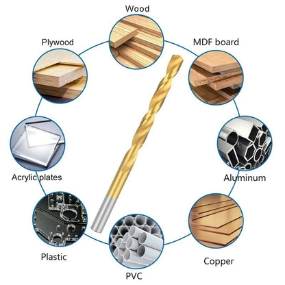 13 Pcs 1.5mm-6.5mm HSS 5% Cobalt Drill Bit Set, for Stainless Steel, Wood, Metal - Image 5