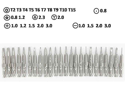 Mobile Phone 25 in 1 Repair Tool Kit Screwdriver Set iPhone iPod iPad Samsung UK - Dukes Supplies