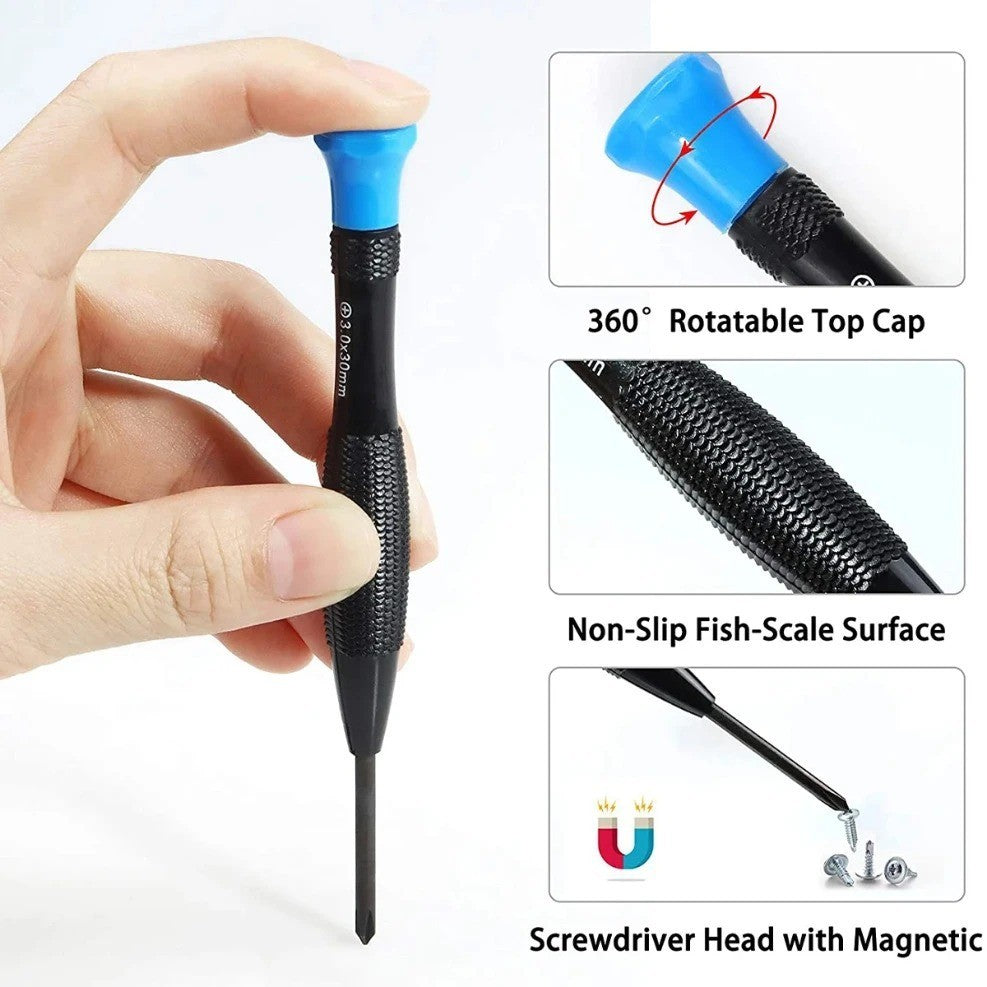 18pc Magnetic Precision Screwdriver Set Watch Phone Glasses Repair Tool Kit - Image 7