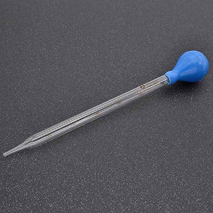 10ml Dropper Glass Scale Line Dropping Pipe Lab School Rubber Head Pipette - Dukes Supplies
