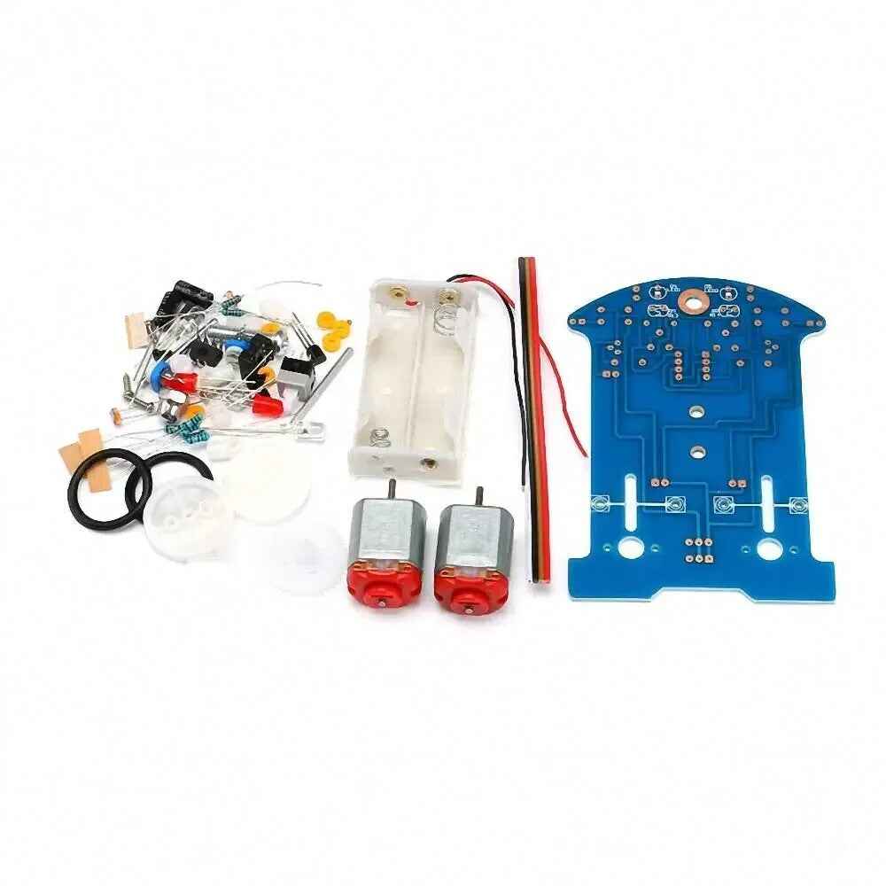 D2-5 DIY Electronics Soldering Teaching Kit Intelligent Tracking Line Car - Dukes Supplies