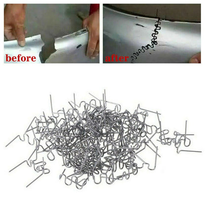 1000pc Hot Staples Plastic Welding Wave Stapler For Car Bumper Repair 0.8mm - Image 11