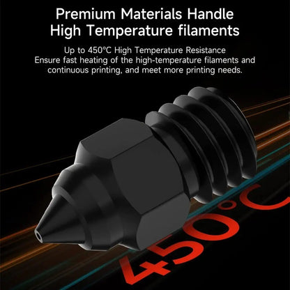 5pc 0.4mm Hardened Steel 3D Printer Nozzle Pointed MK8 CR-10 Ender 3 Anet A8 m6 - Dukes Supplies