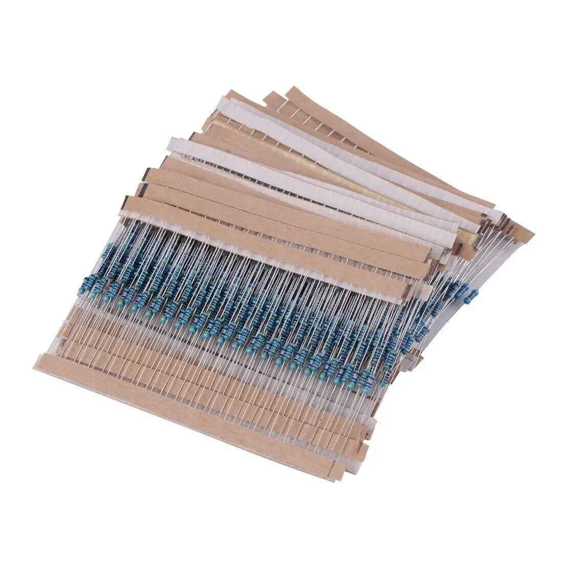 600pc Resistors Kit - 1/4W Watt 0.25 Metal Film Kit Set Pack Arduino PI - Dukes Supplies