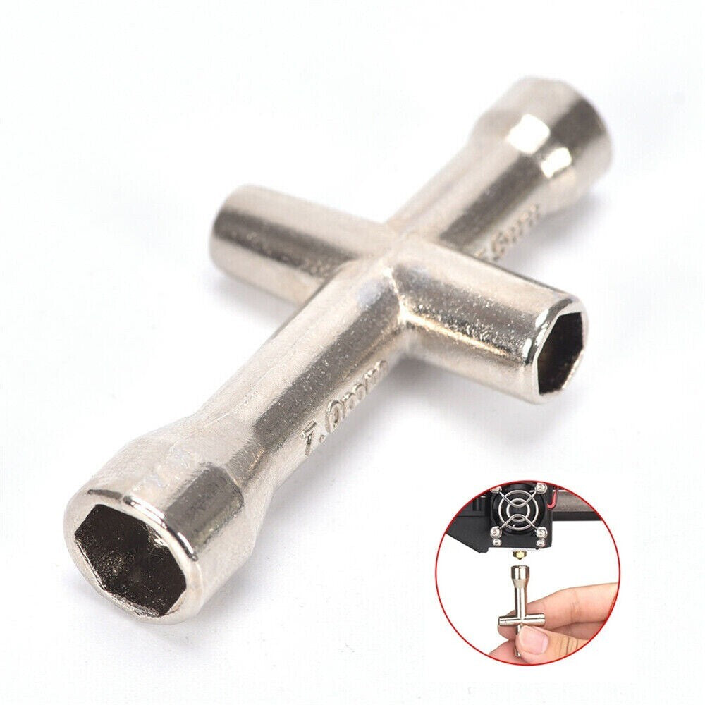 3D Printer Nozzle Tool Wrench Spanner Cross Wrench Screw Nut RC Car DIY - Dukes Supplies