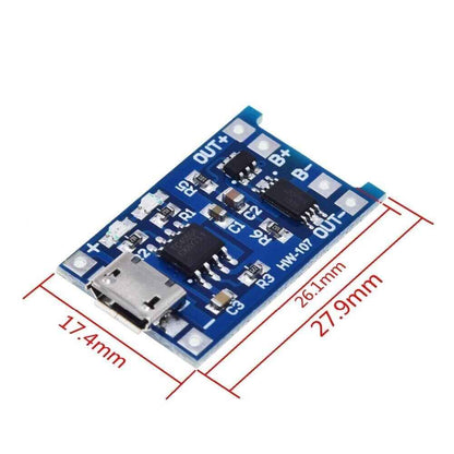 TP4056 18650 Lithium Battery Charger Type C Micro USB Module Charging Board 5V - Dukes Supplies