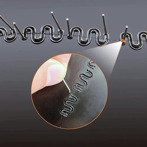 1000pc Hot Staples Plastic Welding Wave Stapler For Car Bumper Repair 0.8mm - Image 17