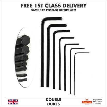 7PCS Mini Hexagon Hex Allen Key Set Wrench Screwdriver Micro Tool Kit 0.7mm-3mm - Dukes Supplies