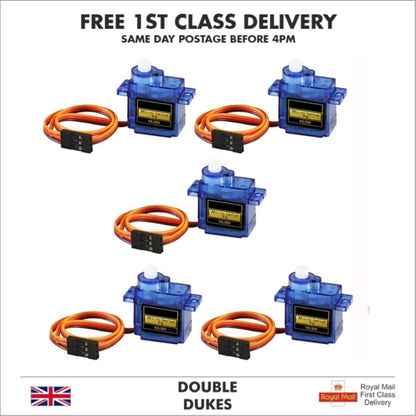 Micro Servo Motor SG90 for RC Plane Boat Car Robot Arm Arduino UK - Dukes Supplies