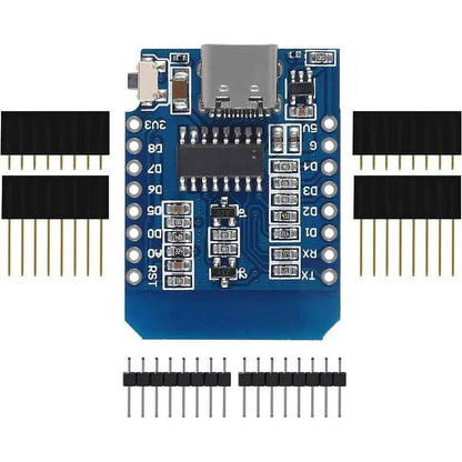 D1 MINI ESP8266 NODEMCU ESP WIFI 4M BYTES IOT DEVELOPMENT BOARD MICRO/USB-C - UK - Dukes Supplies