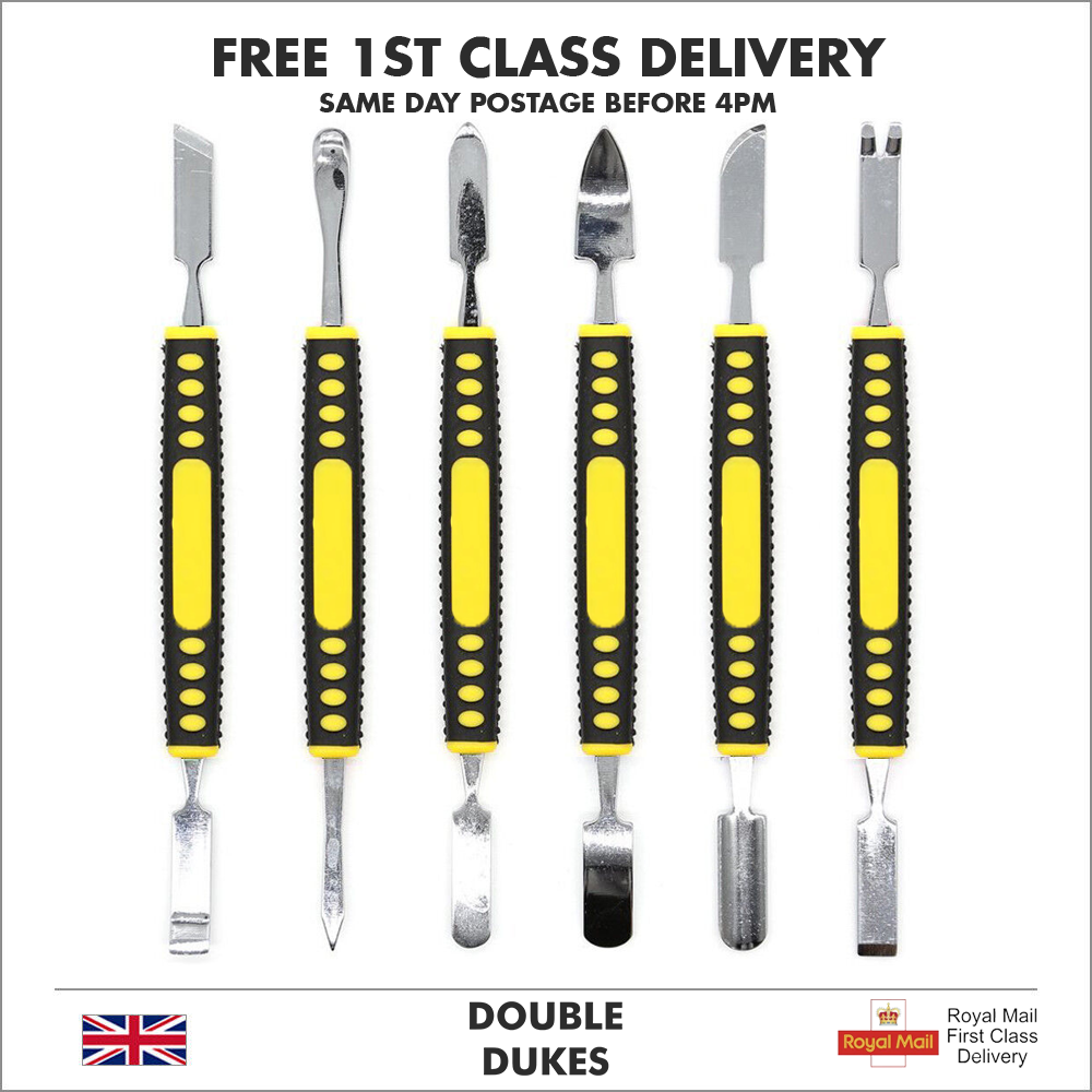 6 in 1 Repair Opening Metal Spudger Pry Tool Disassemble Set for iPhone, Macbook - Dukes Supplies