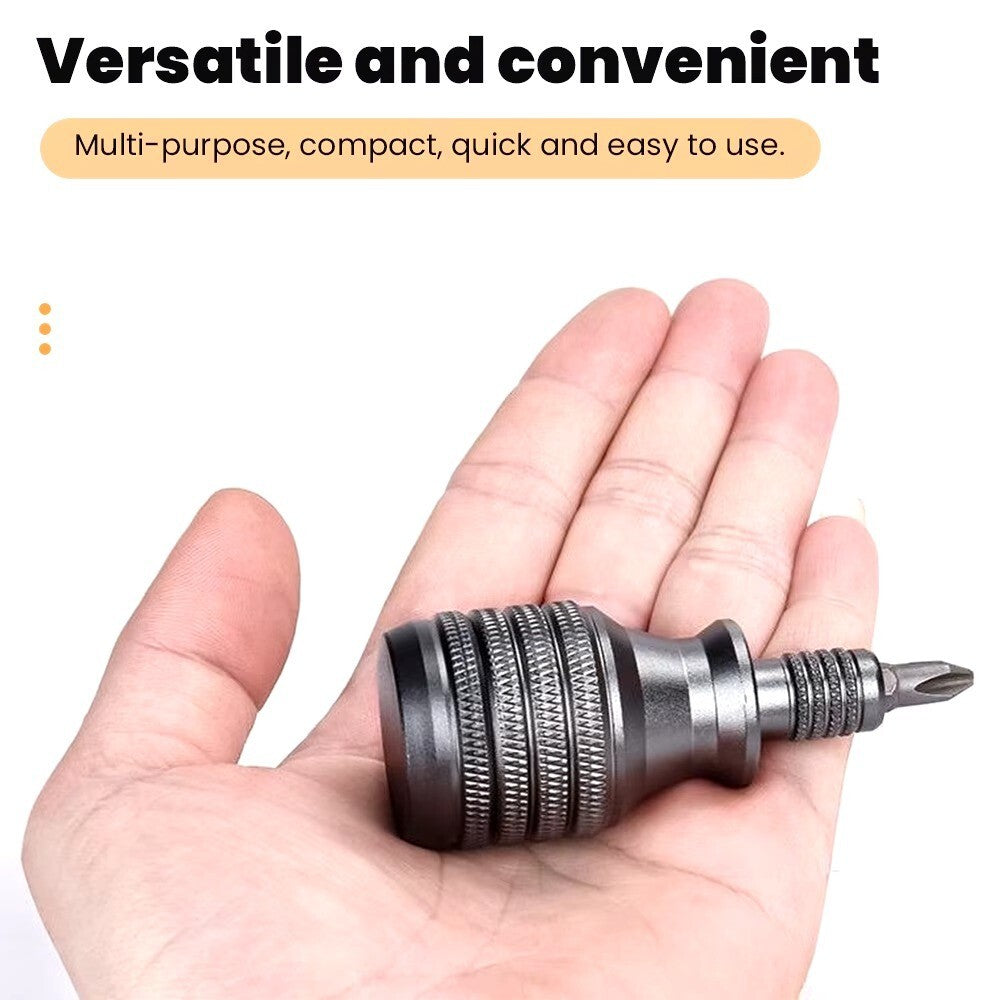 Small Steel Screwdriver Set Short Handle Multi-Functional Mini Six in One - Dukes Supplies