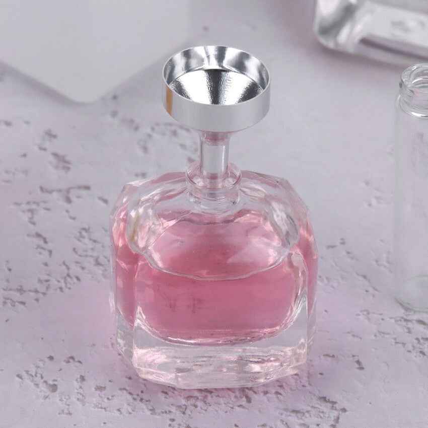 Small Mini Metal Funnels for Atomizers, Vials & Small Bottles Silver 18mm - Dukes Supplies