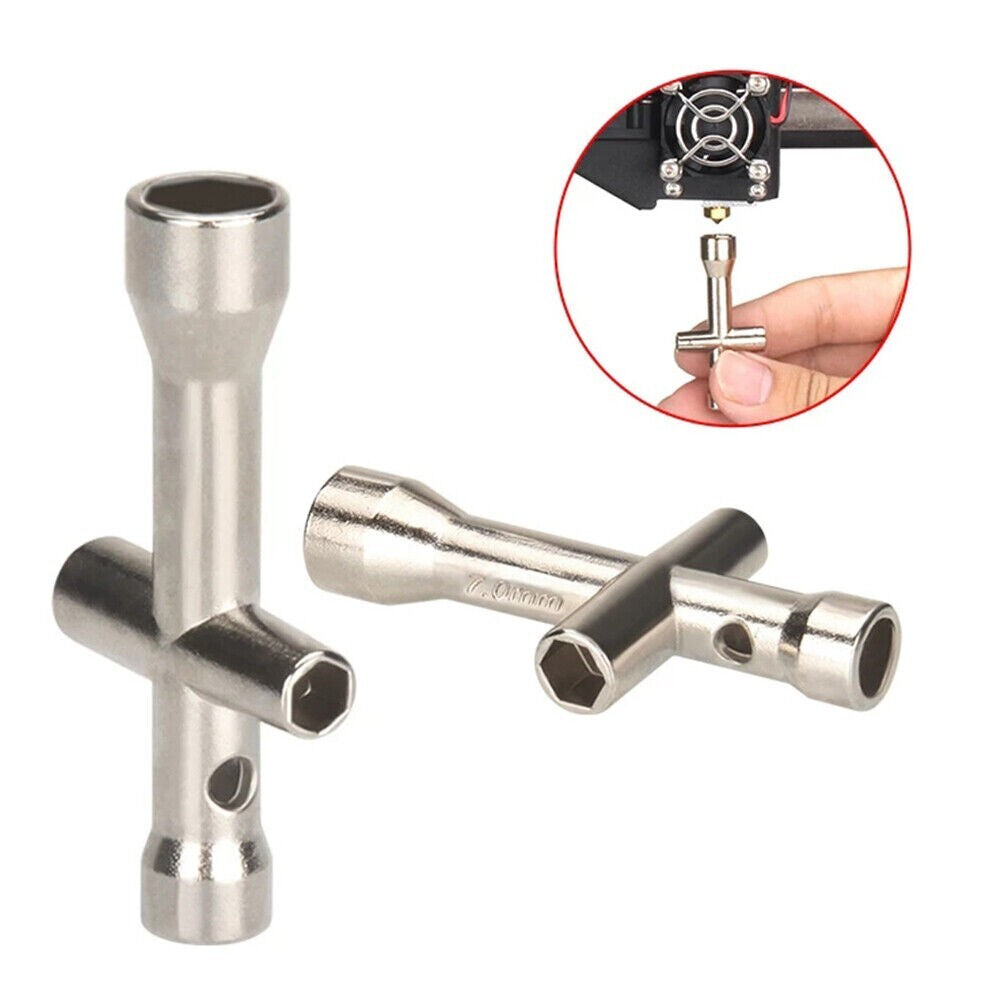 3D Printer Nozzle Tool Wrench Spanner Cross Wrench Screw Nut RC Car DIY - Dukes Supplies