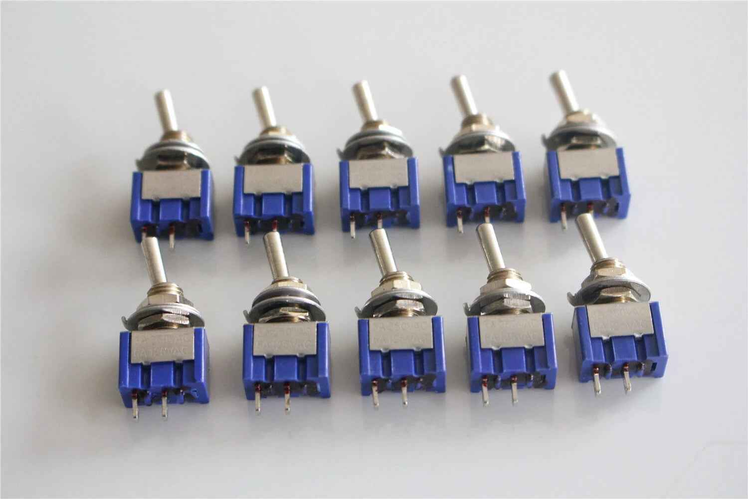 High Quality 2 Pin SPST ON OFF 2 Position Mini Toggle Switch Switches MTS101 - Dukes Supplies