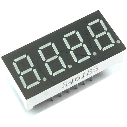 4 Digit Seven Segment Red LED Display 0.36" 3461BS Arduino Pi Flux Workshop - Dukes Supplies