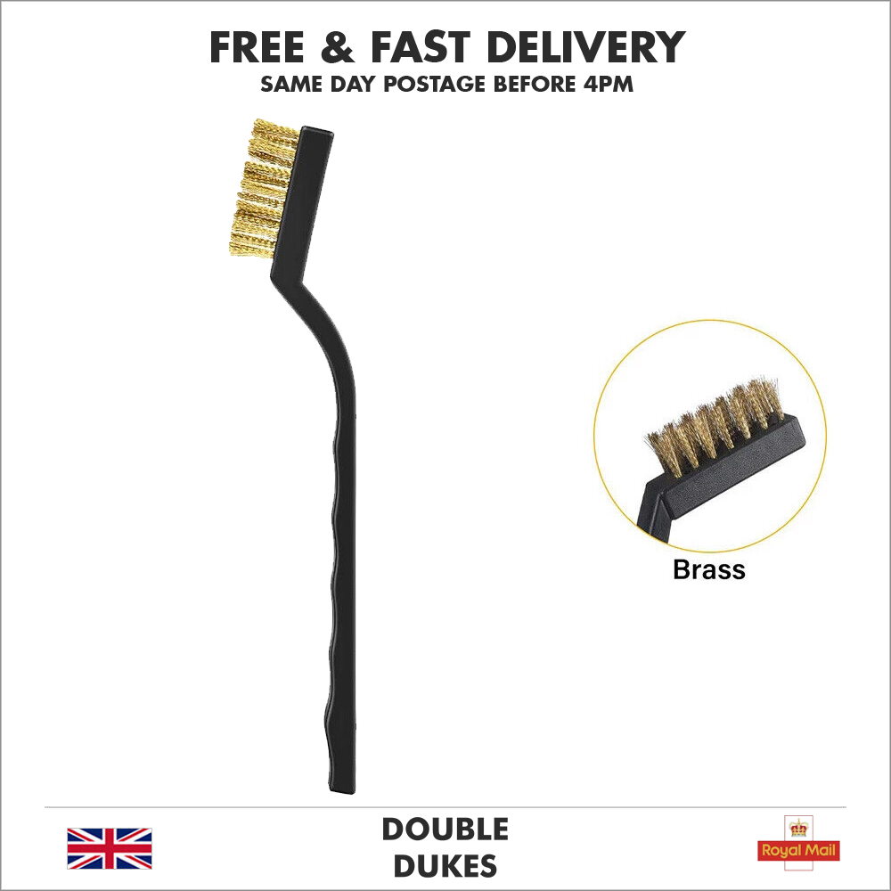 Brass Small Wire Brush Set Wire Brush DIY Paint Rust-Remover Tool 3D Printing - Dukes Supplies