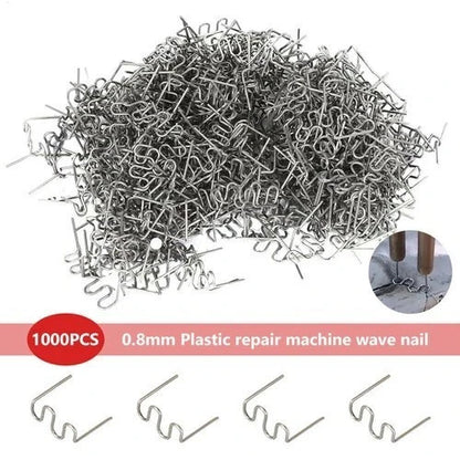 1000pc Hot Staples Plastic Welding Wave Stapler For Car Bumper Repair 0.8mm - Image 12