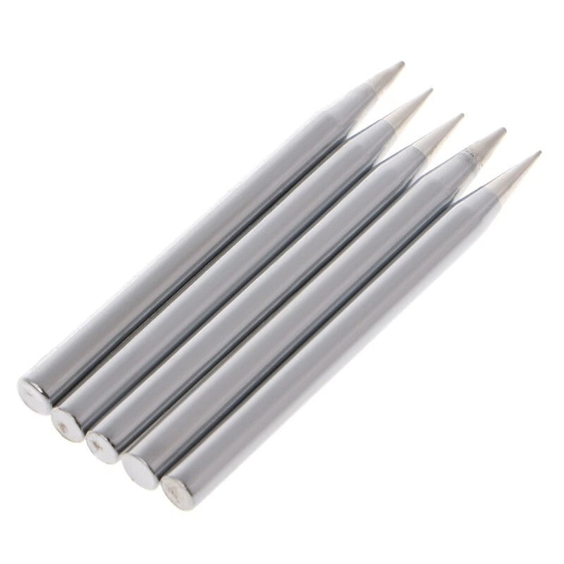 5pcs 60W Soldering Iron Tips Lead-Free Copper Solder Head Welding Tool - Dukes Supplies