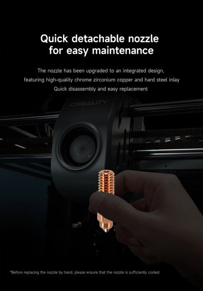 For Creality K1/K1 Max Nozzle Copper 3D Printer Nozzles 0.2-1.0mm 1.75mm - Dukes Supplies