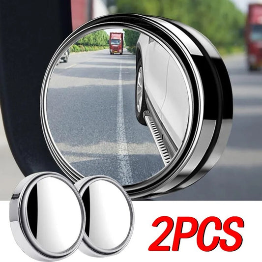 2x Car Blind Spot Mirror - Bike Adjustable Blind Spot Wide Angle Parking Reverse - Dukes Supplies
