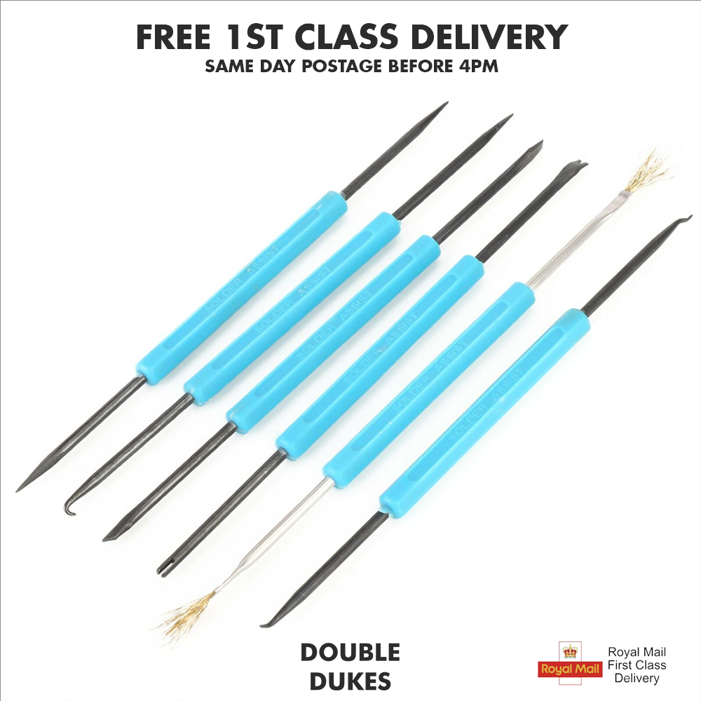 6pc Soldering Pick Tool Repair Kit for Precision Electronics Repair - Dukes Supplies