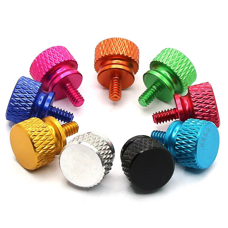 4pcs Alloy M.3 Anodised Coloured Screws for Computer Desktop GPU PCI Motherboard - Dukes Supplies