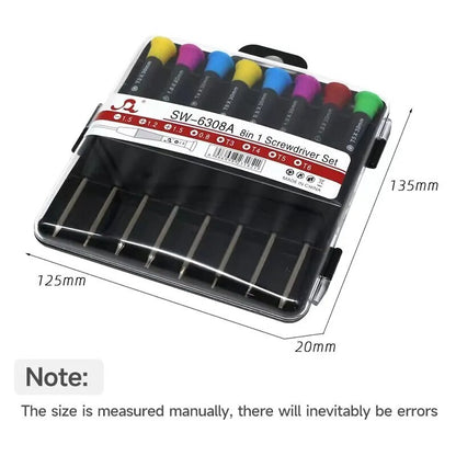 Precision Screwdriver Set 8pc Phone Glasses Watch Mobile Repair Kit - Dukes Supplies