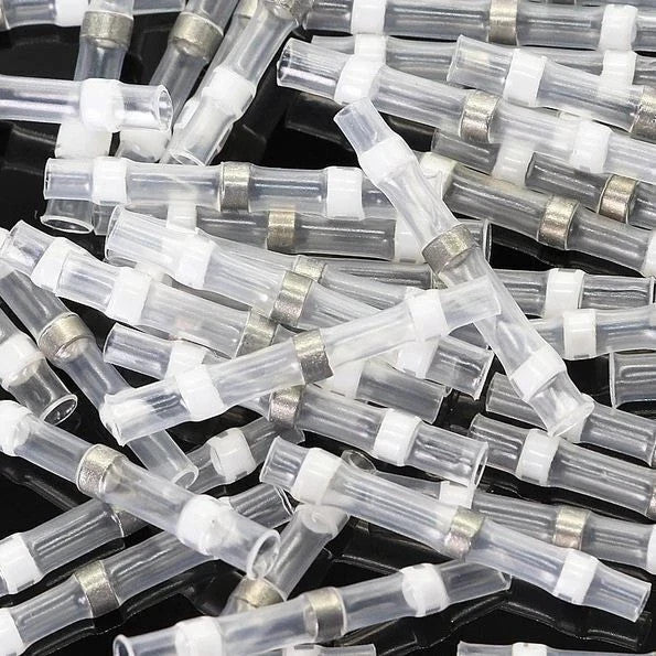 100pc Waterproof Wire Connectors Heat Shrink Solder Seal Sleeve Butt Terminals - Image 14