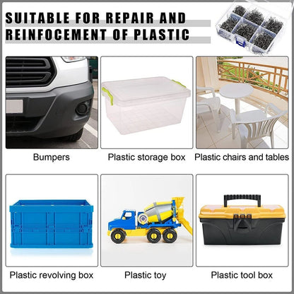 1000pc Hot Staples Plastic Welding Wave Stapler For Car Bumper Repair 0.8mm - Image 14