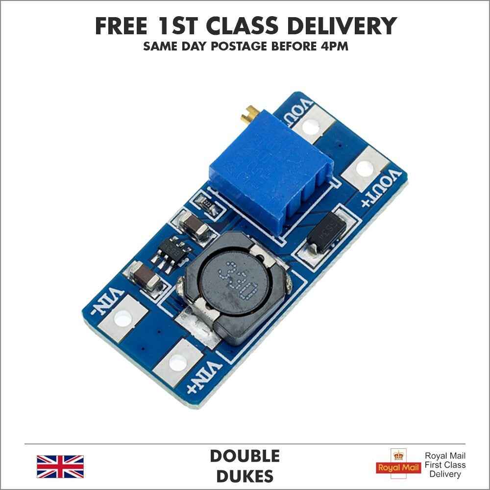 MT3608 DC-DC Voltage Step Up Adjustable Module Boost Converter Power Supply - Dukes Supplies