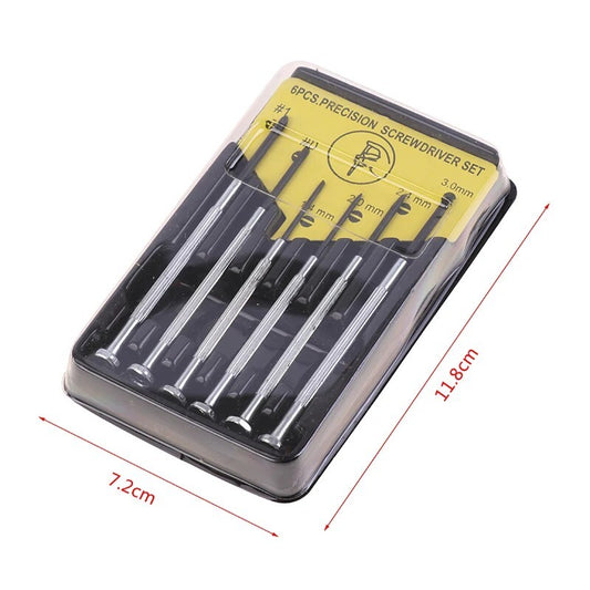 6pc Precision Screwdriver Set Kit - Tools for Glasses, Watches, Jewellers & More - Dukes Supplies