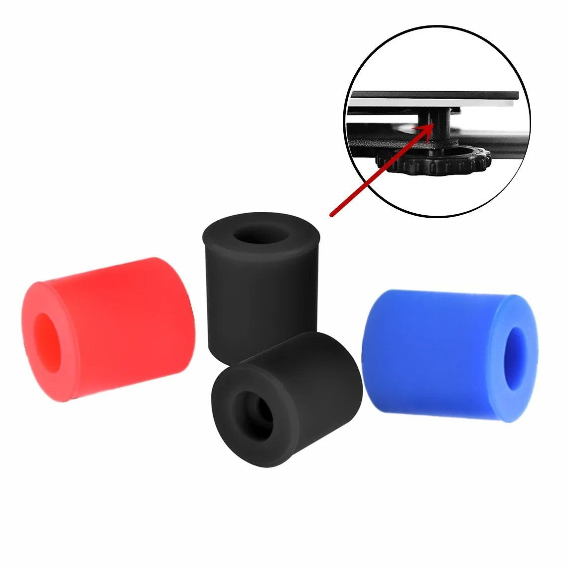 4pcs Silicone Heat Hot Bed Levelling Columns for Creality Ender 3 3S Pro 3 V2 - Dukes Supplies
