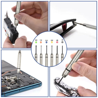 6pc Precision Screwdriver Set Flat & Phillips Micro Repair Kit Glasses Phone - Image 18