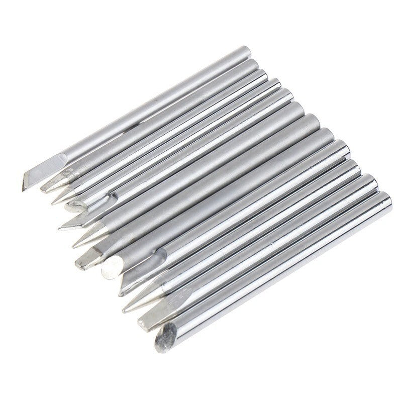 4pcs 60W Soldering Iron Tips Lead-Free Copper Solder Heads Welding Tool 4.5mm - Dukes Supplies