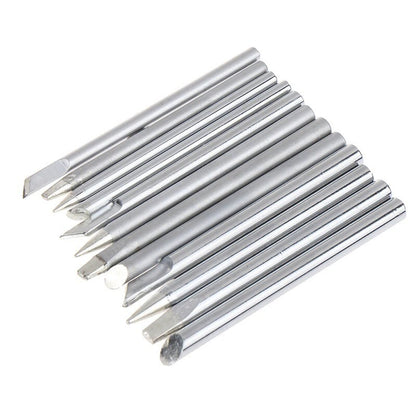 4pcs 60W Soldering Iron Tips Lead-Free Copper Solder Heads Welding Tool 4.5mm - Dukes Supplies