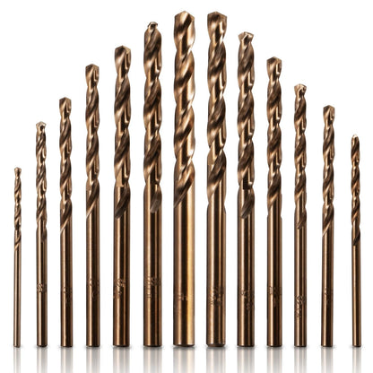 13 Pcs 1.5mm-6.5mm HSS 5% Cobalt Drill Bit Set, for Stainless Steel, Wood, Metal - Image 20