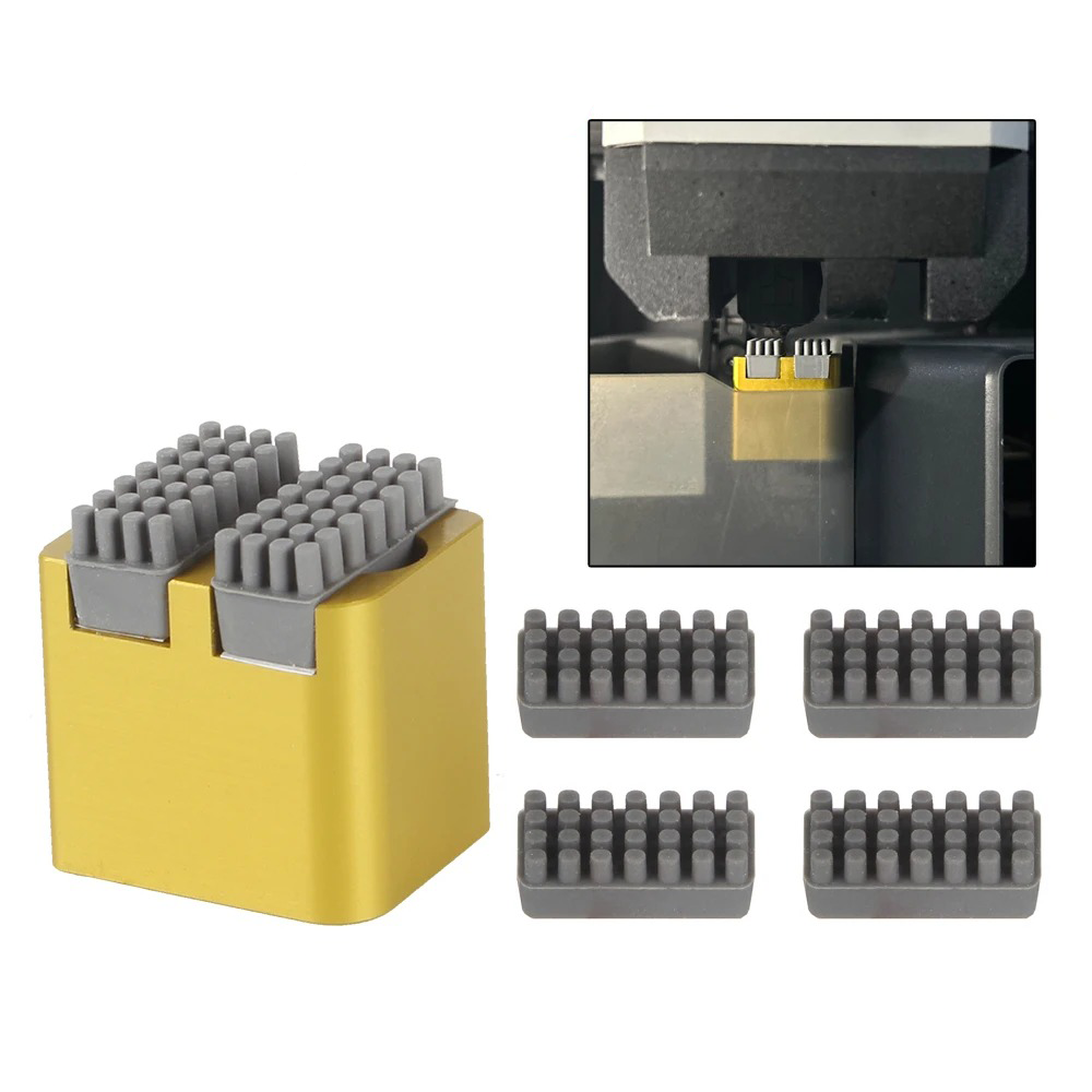 Bambu Lab X1 P1S Mounted Nozzle Brush Silicone Scrubber Wiper 3D Printer Parts - Image 8