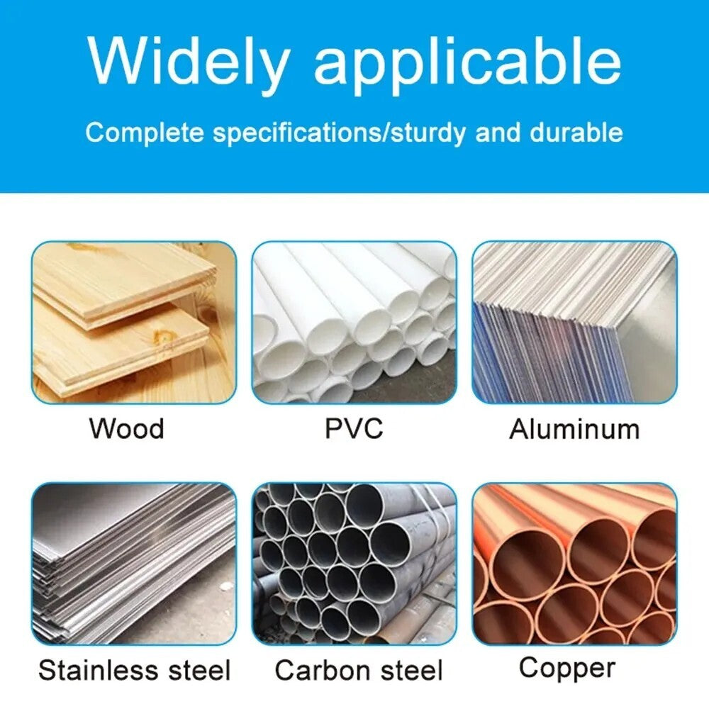 8pc HSS Twist Drill Bit Set Spur Brad Point Round Shank Wood Drill Woodworking - Dukes Supplies