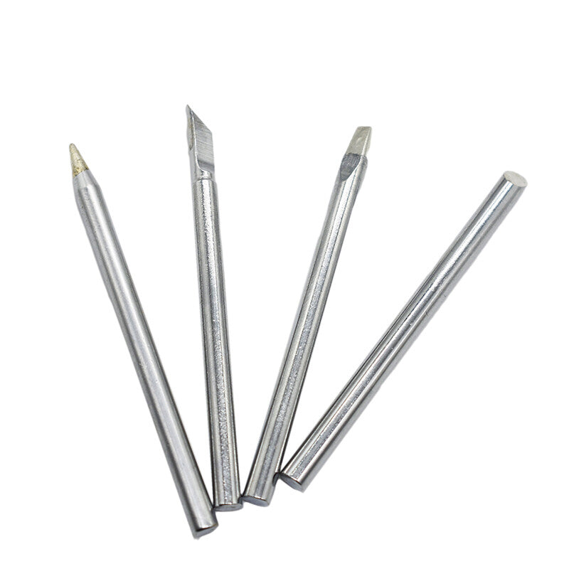 4pcs 40W Soldering Iron Tips Lead-Free Copper Solder Heads Welding Tool 4.5mm - Dukes Supplies