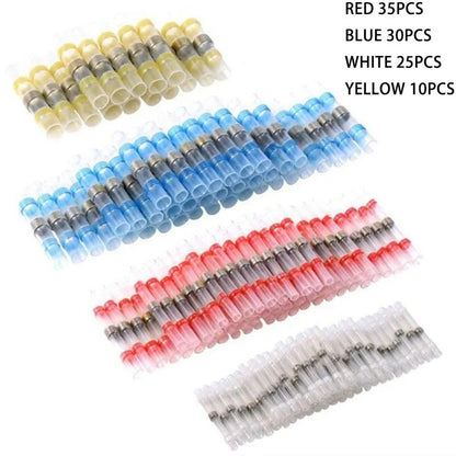 100pc Waterproof Wire Connectors Heat Shrink Solder Seal Sleeve Butt Terminals - Image 7