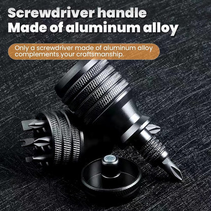 Small Steel Screwdriver Set Short Handle Multi-Functional Mini Six in One - Dukes Supplies