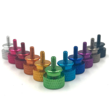 4pcs Alloy M.3 Anodised Coloured Screws for Computer Desktop GPU PCI Motherboard - Dukes Supplies