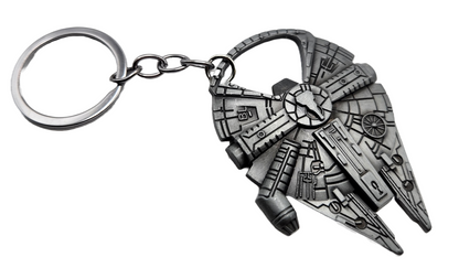 Star Wars Keyring Millenium Falcon 3D Bottle Opener Key Chain Party Gift - Dukes Supplies