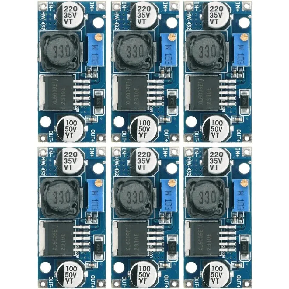 Step Up DC-DC Boost Power Supply Adjustable XL6009E1 Converter Arduino - Dukes Supplies