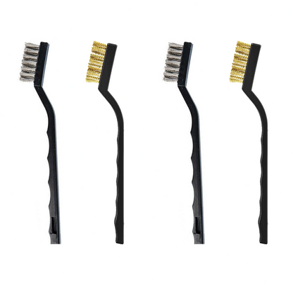 Wire Brush Set Steel Brass Cleaning Polishing Metal Rust Paint Remover - Image 4