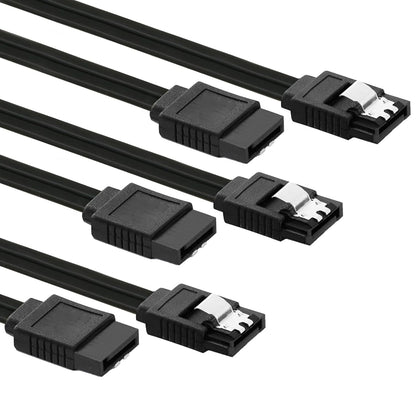 16" SATA III 6Gbps Data Cables with Locking for HDD/SSD