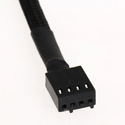 5-Pack 26CM 4-Pin PWM Fan Extension Cables for PC Cooling - Durable & Flexible - Image 3